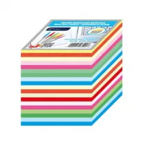 Interdruk Kostka papierowa kolorowa paski 90 x 90 x 90 mm