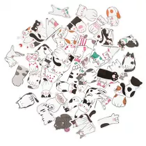 Dalprint Naklejki winylowe koty 4-5cm 50 szt