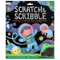 Kolorowe Baloniki Zdrapywanki Scratch & Scribble Odkrywcy Kosmosu