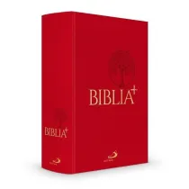 Biblia Plus p��tno czerwona