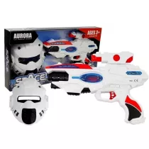 Pistolet laserowy + maska LeanToys