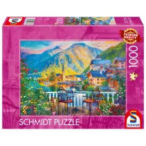 Puzzle 1000 el. PQ Malownicze Hallstatt Austria 112741 Schmidt