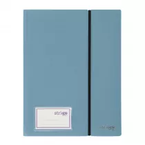 Album ofertowy A4 30kosz. z gumk� szaronieb STRIGO