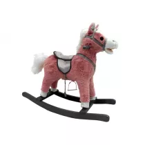 Ko� na biegunach r�owy d�wi�k 74cm LeanToys
