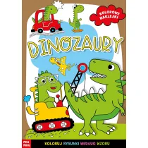 Dinozury. Kolorowe naklejki