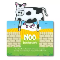 If Zwierzca zakadka do ksiki - Moo - Krowa