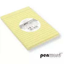 Penword Notes samoprzylepny w lini� pastel 100x150mm 100 kartek