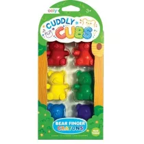 Ooly Kredki na palec misie Cuddly Cubs 6 szt.