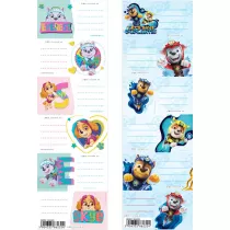 Starpak Naklejki na zeszyt Paw Patrol