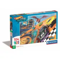 Puzzle 104 Super Kolor Hot Wheels Clementoni