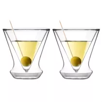Vialli Design Kieliszki do martini z podwjn ciank Soho 8937 2 x 155 ml
