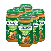 BoboVita Obiadek Warzywna potrawka z woowin po 12 miesicu Zestaw 6 x 250 g