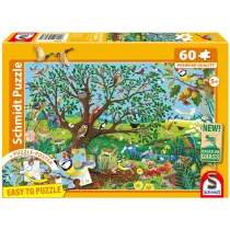 Puzzle PQ 60 el. Zwierz�ta w ogrodzie Schmidt