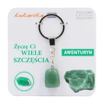 Kukartka Brelok Wiele szczcia awenturyn