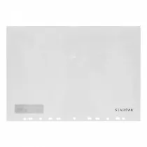 Starpak Teczka kopertowa PP A4 na zatrzask przezroczysta