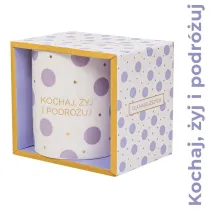 Be-Happy Gifts Kubek prezentowy Kochaj, �yj i podr�uj