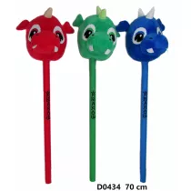 Dino na kiju z napisem  KRAK�W  70cm SUN-DAY D0434