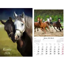 Kalendarz �cienny 2026 Konie