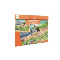 Puzzle magnetyczne i gra 2w1 Rycerze Scratch