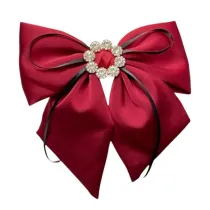 Ecarla Spinka do w�os�w z diamencikami Bordowa XL SP441BOR