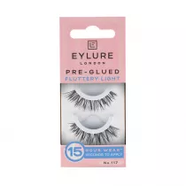 Pre-Glued False Lashes rzsy sztuczne samoprzylepne efekt wypenienia No. 117 Fluttery Light Eylure