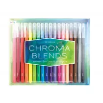 Ooly Flamastry Chroma blends pdzelkowe akwarelowe 18 szt.