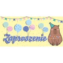 Zaproszenie - Kapibara (5szt)