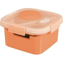 Curver/Keter Curver pojemnik na ywno kwadratowy lunch kit 1,1l / brzoskwiniowy