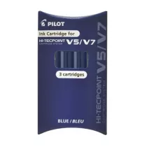Pilot Naboje do V5/V7 niebieski 3 szt