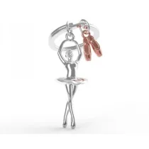 Metalmorphose Brelok do kluczy 3D baletnica