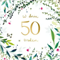 AbCard Kartka okoliczno�ciowa Urodziny 50