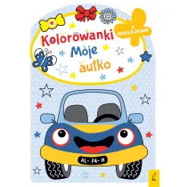Moje autko. Kolorowanka z wykrojnikiem