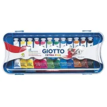 Farby plakatowe w tubkach 12 kolor�w GIOTTO