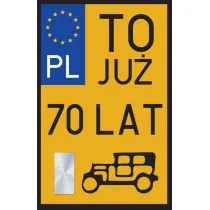 Yeku Karnet Urodziny 70 Zabytek