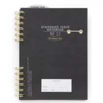 Designworks Ink Notatnik A5 Standard Issue No.12 black linia