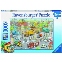 Puzzle XXL 100 el. Pocig w miecie Ravensburger
