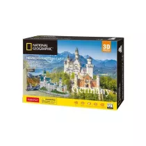 Puzzle 3D 121 el. National Geographic Zamek Neuschwanstein Cubic Fun