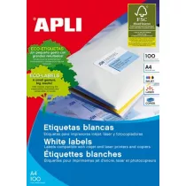 Apli Etykiety uniwersalne prostok�tne 105x74mm 800 szt.