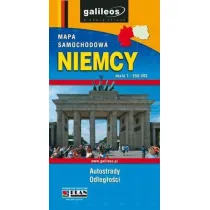 Niemcy mapa samochodowa 1:650000/Galileos/