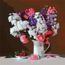 Ideyka Malowanie po numerach - Kolorowe dzwonki 40x40cm