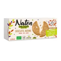 Naten Ciastka owsiane bezglutenowe 130 g Bio