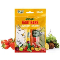 Moomin Batoniki owocowe, Mix Truskawka/Wieloowocowe 8 x 15 g