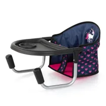 Siedzisko stoowe dla lalek niebieskie Bayer Design