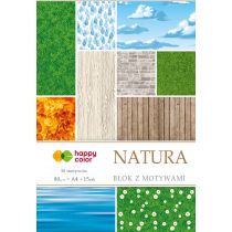 Happy Color Blok A4 z motywami Natura 15 kartek
