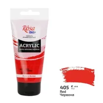 Rosa Farba akrylowa red 405 75ml