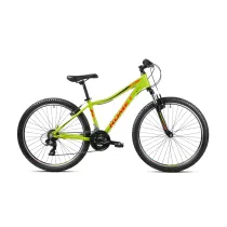 Romet Rower Rambler R6.0 JR limonkowo-czarno-czerwony 19 L
