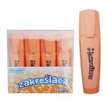 Schemat Zakrelacz pastelowy pomaraczowy 12 szt.