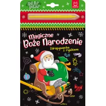 Magiczne boe narodzenie zdrapywanka z rysikiem