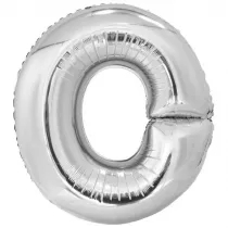 Amscan Balon foliowy litera O srebrna 69x86cm