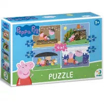 Puzzle 4w1 - Peppa Pig (16+20+36+54 el.) Dodo